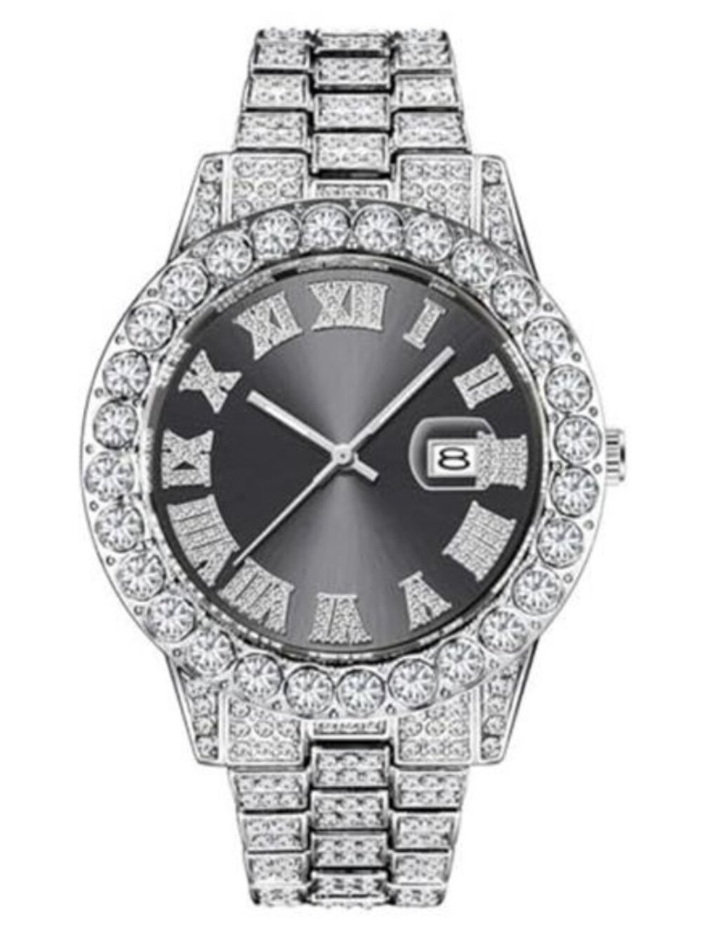 Unisex Watch Fashion Crystal Diamond Watch Mens Womens Quartz Analog
